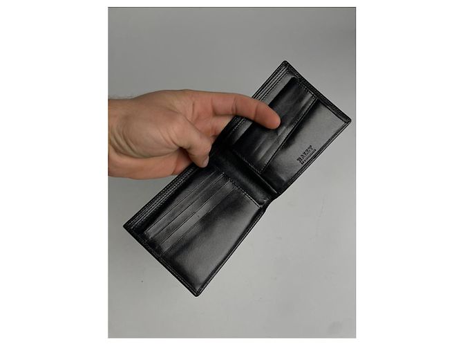 Billetera de cuero negro Bally - vista 3