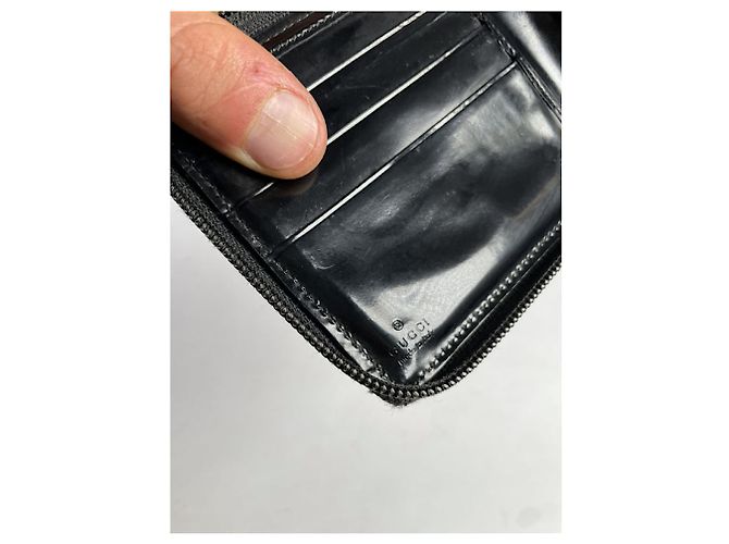 Gucci Horsebit 1955 Beiger Baumwollgeldbeutel - Ansicht 4