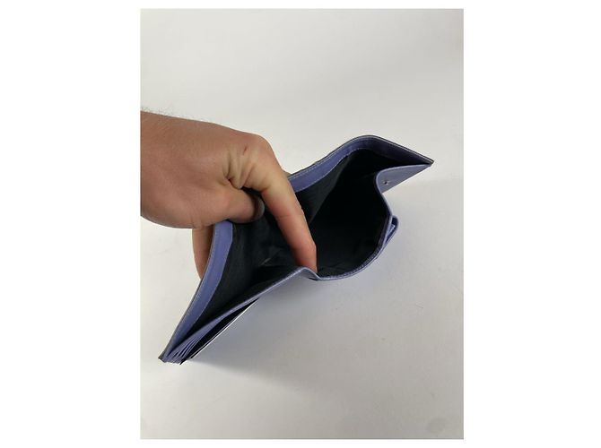Prada Grey Patent Leather Wallet - view 3