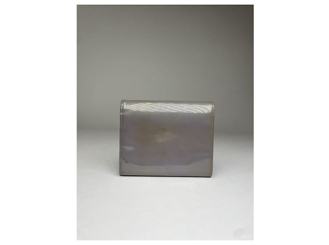Prada Grey Patent Leather Wallet - view 4