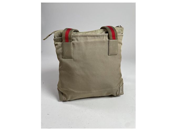 Gucci Sylvie 1969 Beiger Polyester-Handtasche - Ansicht 2