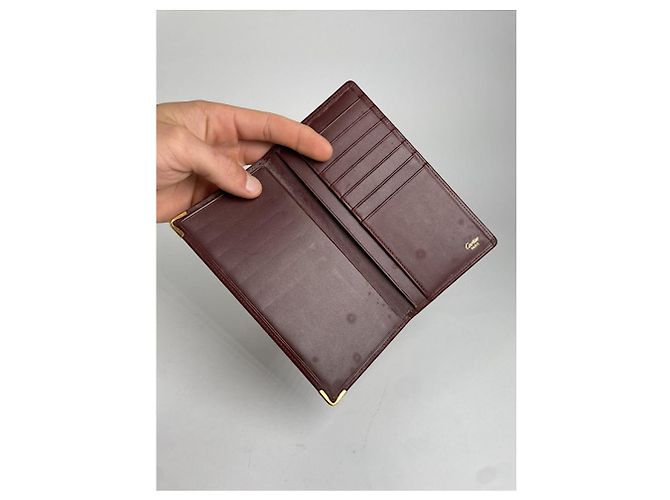 Cartier Bordeaux Lackleder Tasche - Ansicht 3