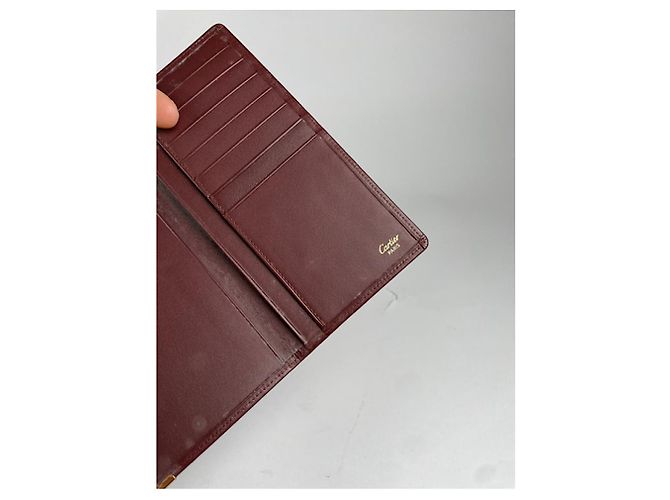 Cartier Bordeaux Lackleder Tasche - Ansicht 4