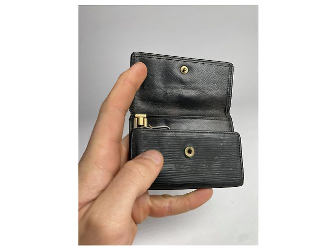 Louis Vuitton Lockme schwarze Lederbörse - Ansicht 3