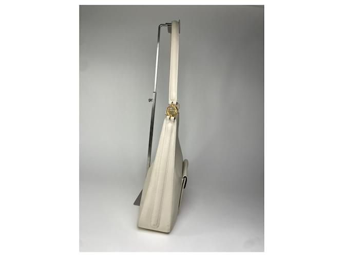 Borsa in pelle bianca Chloé Bianco - vista 3
