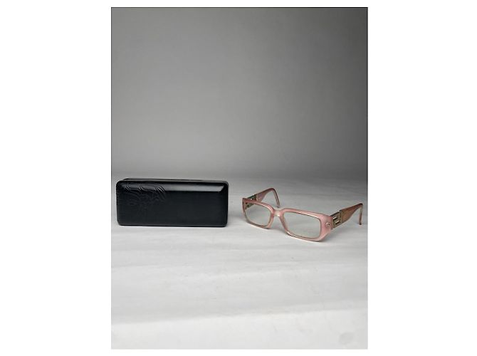 Versace Pink Plastic Sunglasses - view 2