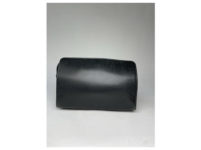 Clutch in pelle nera Balenciaga City Nero - vista 4