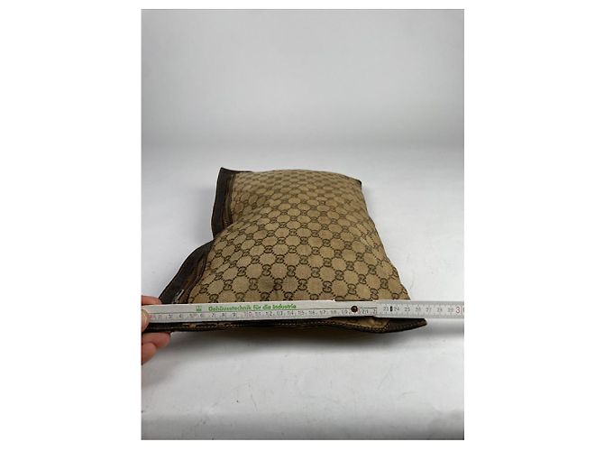 Clutch in cotone beige Gucci Dionysus - vista 2