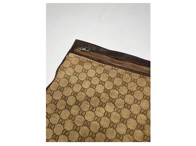Clutch in cotone beige Gucci Dionysus - vista 3
