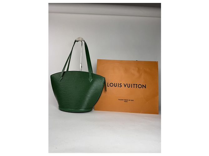 Borsa in pelle verde Saint Jacques di Louis Vuitton - vista 2