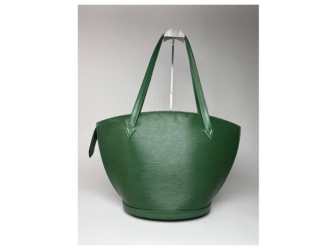Borsa in pelle verde Saint Jacques di Louis Vuitton - vista 4
