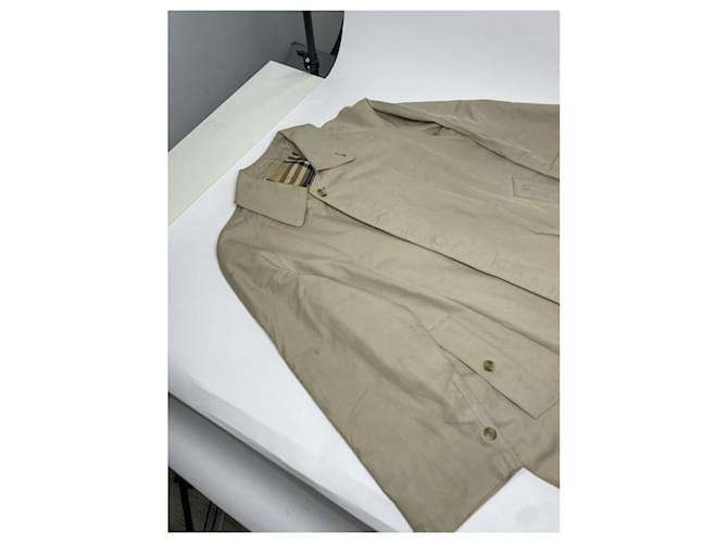 Abrigo de algodón beige de Burberry - vista 2