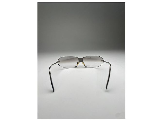 Céline Celine Silberne Metallsonnenbrille - Ansicht 4