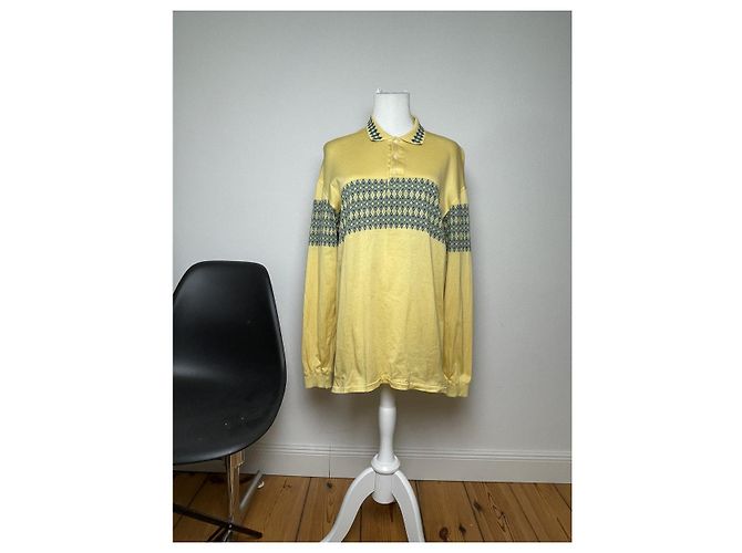 Christian Dior Dior Homme Gelbe Baumwollstrickware & Sweatshirt - Ansicht 2
