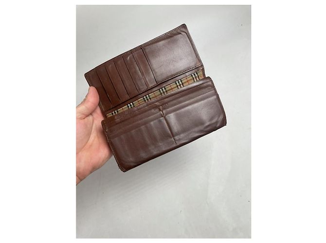 Burberry braune Lederbörse - Ansicht 3