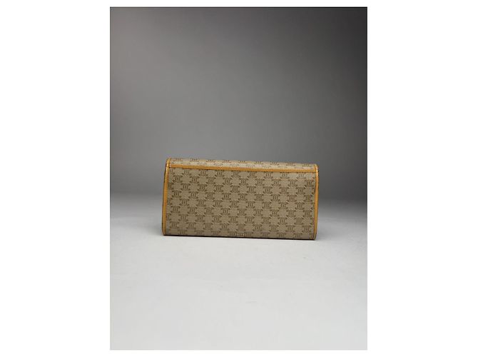Céline Cartera de cuero beige Celine Triomphe - vista 2
