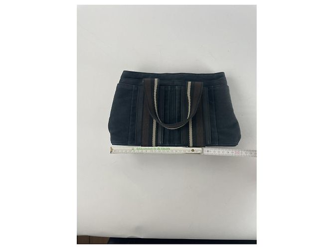 Borsa a mano in pelle nera Hermès Troca Nero - vista 2