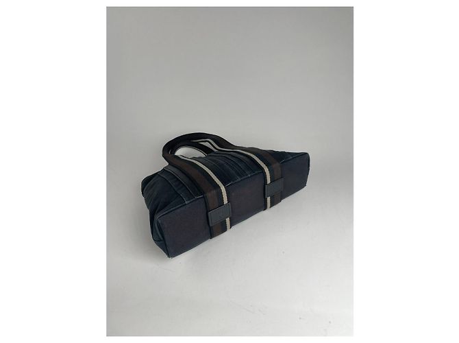 Borsa a mano in pelle nera Hermès Troca Nero - vista 5
