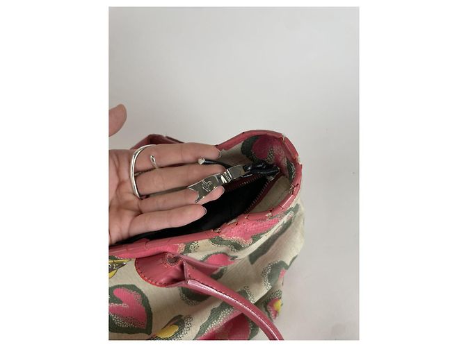 Borsa in pelle rosa Vivienne Westwood - vista 3