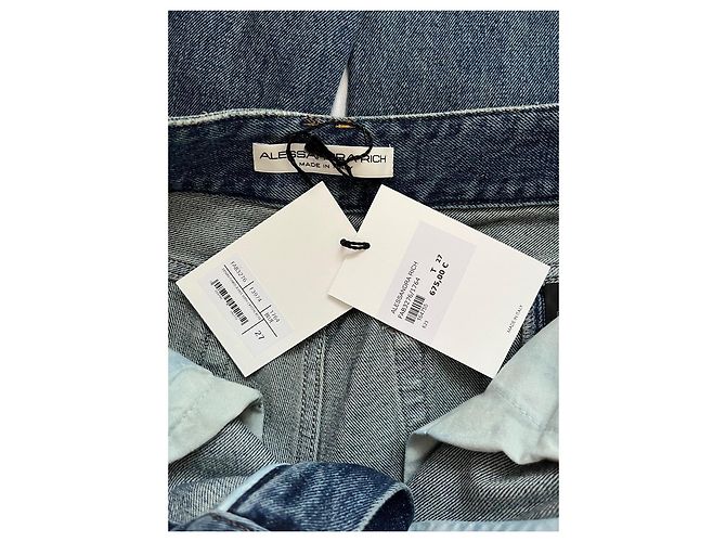 Vaqueros Flare Azul Deslavado Alessandra Rich Azul claro - vista 7