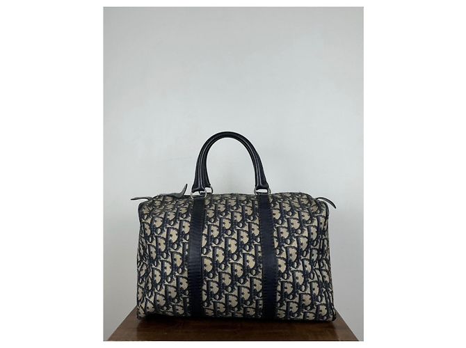 Borsa da bowling Christian Dior Blu scuro - vista 2
