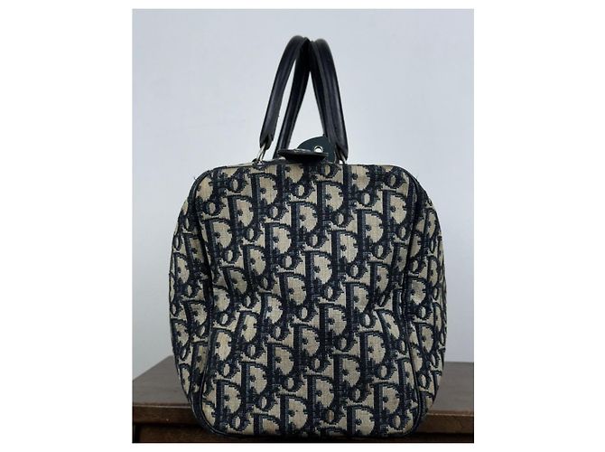 Borsa da bowling Christian Dior Blu scuro - vista 3