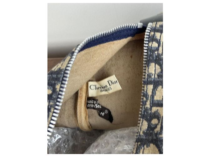 Borsa da bowling Christian Dior Blu scuro - vista 8