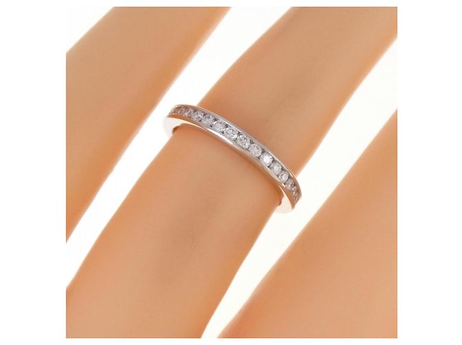 Tiffany & Co Tiffany Platinum Diamond Band Ring - view 4