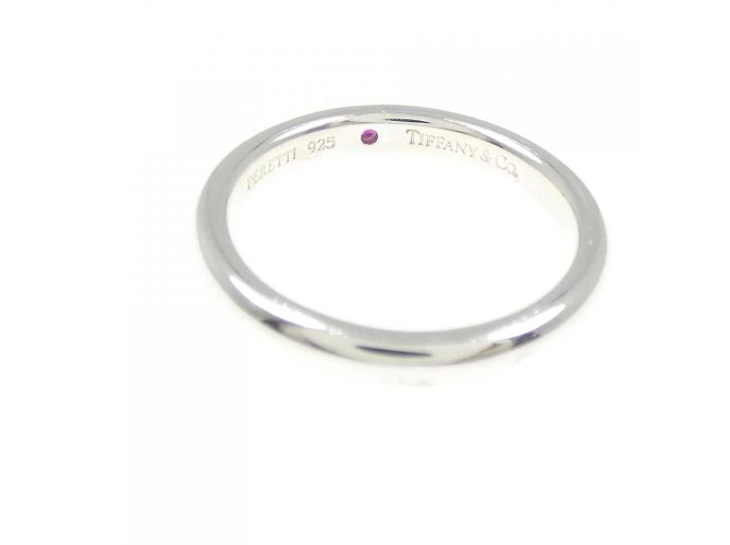 Tiffany & Co Anello in argento 925 Tiffany con rubino - vista 3