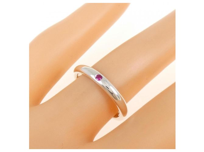 Tiffany & Co Anello in argento 925 Tiffany con rubino - vista 5