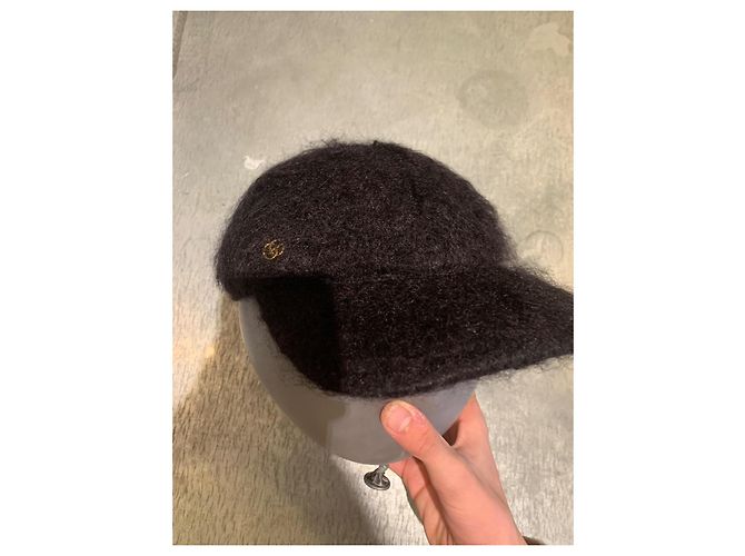 Marmont Cappello Gucci in mohair e lana Nero - vista 2