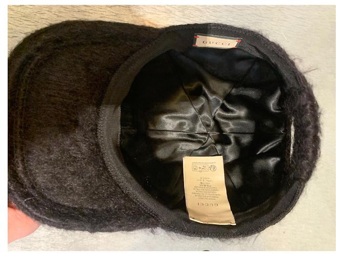 Marmont Cappello Gucci in mohair e lana Nero - vista 6