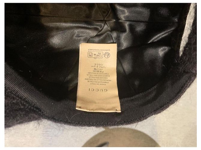 Marmont Cappello Gucci in mohair e lana Nero - vista 7