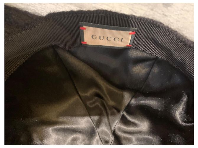 Marmont Cappello Gucci in mohair e lana Nero - vista 8