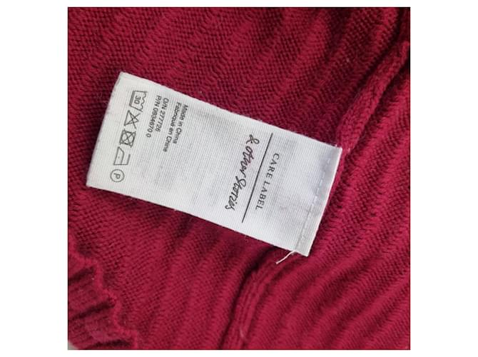 & Other Stories Roter Wollpullover - Ansicht 3