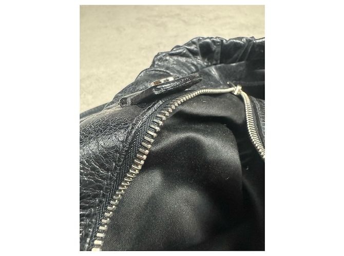 Borsa a Spalla Miu Miu Vitello LUX Nero - vista 14