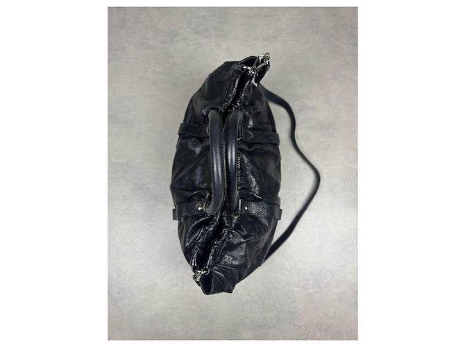 Borsa a Spalla Miu Miu Vitello LUX Nero - vista 5
