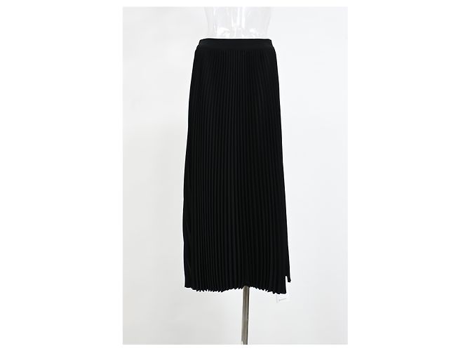 Marc by Marc Jacobs Falda midi plisada en poliéster negro - vista 5
