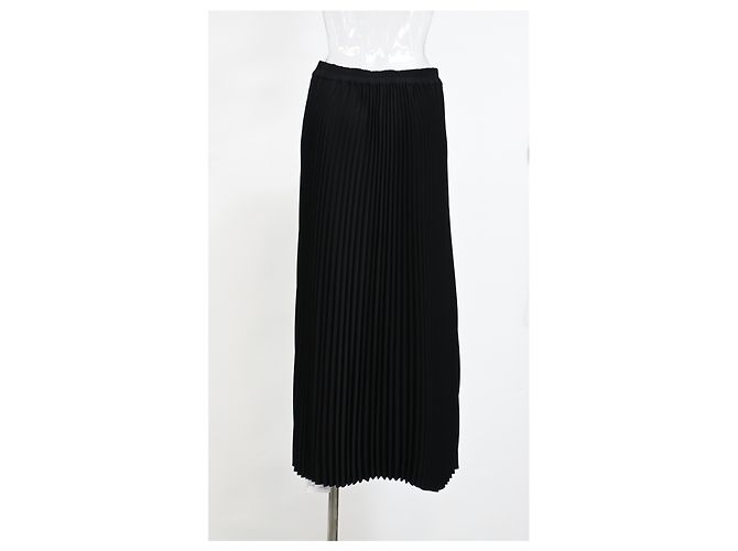 Marc by Marc Jacobs Falda midi plisada en poliéster negro - vista 7