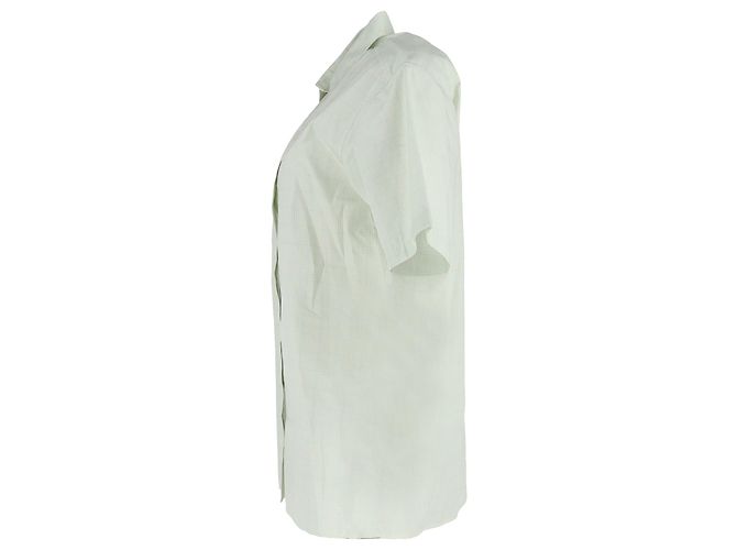 Camisa de cuadros Victoria Beckham en algodón verde - vista 2