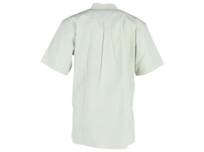 Camisa de cuadros Victoria Beckham en algodón verde - vista 3