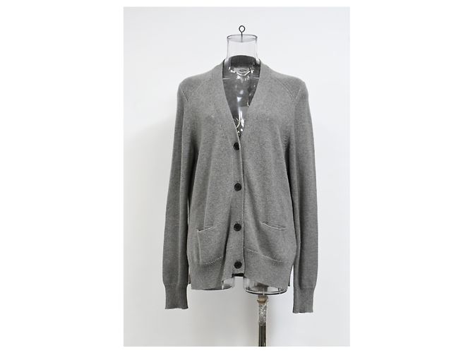 Isabel Marant Etoile Cardigã abotoado Isabel Marant Étoile em lã cinza - vista 6