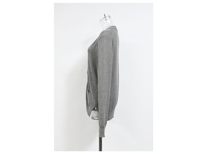 Isabel Marant Etoile Cardigã abotoado Isabel Marant Étoile em lã cinza - vista 7