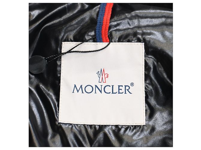 Moncler Ghany gesteppte glänzende Shell-Daunenweste aus schwarner Polyamid Schwarz - Ansicht 4