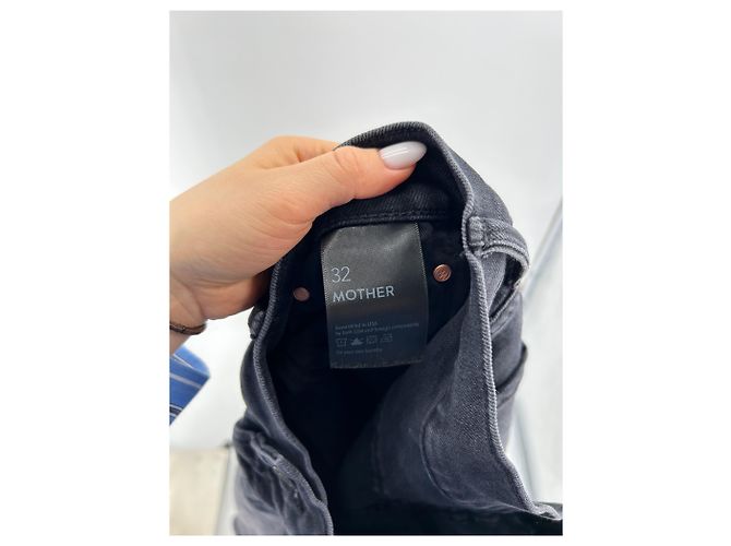 MOTHER Jeans T.US 32 Cotone Nero - vista 6
