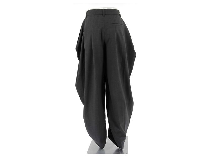 LOEWE Hose T.FR 34 Wolle Grau - Ansicht 2