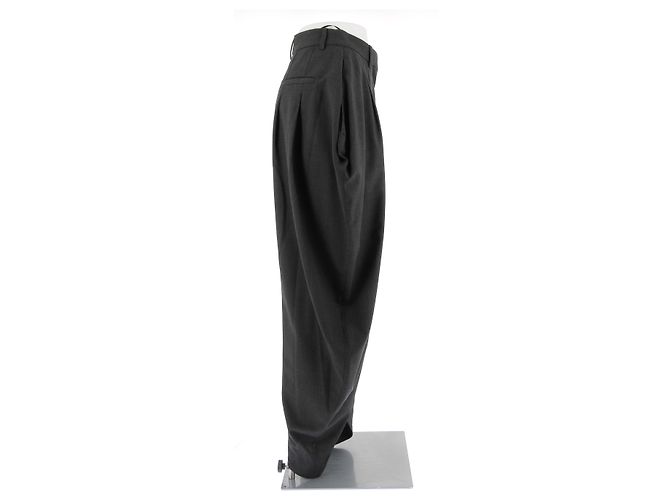 LOEWE Hose T.FR 34 Wolle Grau - Ansicht 3