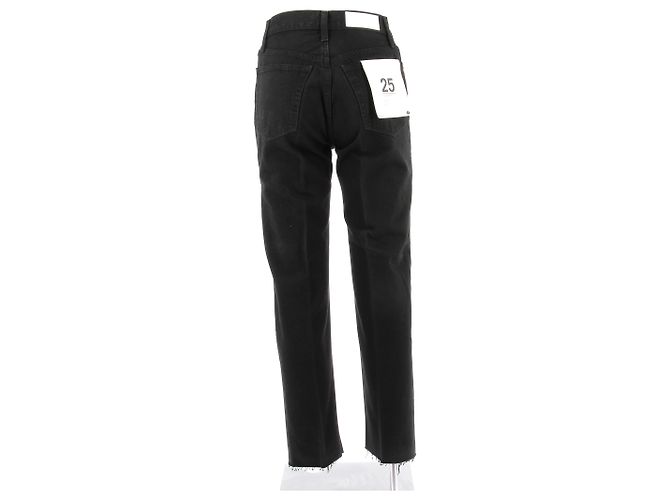 RE/DONE Jeans T.US 25 Cotone Nero - vista 2