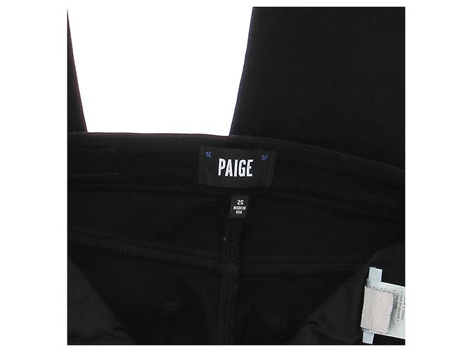 Paige Jeans Jeans PAIGE T.US 25 Algodón Negro - vista 5