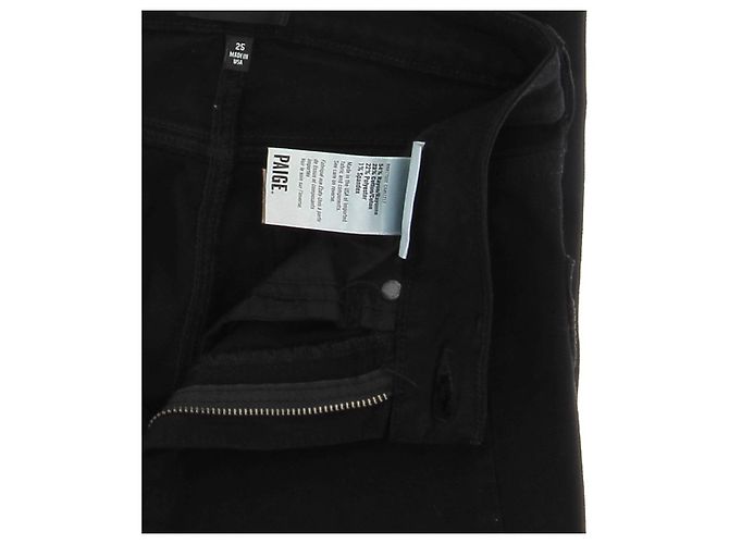 Paige Jeans Jeans PAIGE T.US 25 Algodón Negro - vista 8